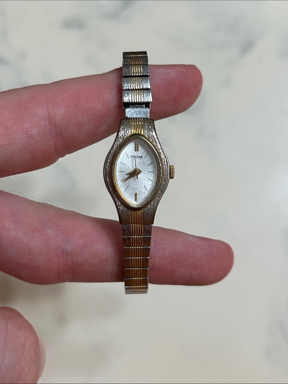 Pulsar Two-Tone Gold and Silver Watch